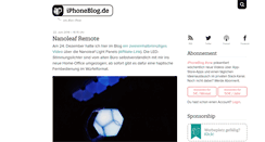 Desktop Screenshot of iphoneblog.de